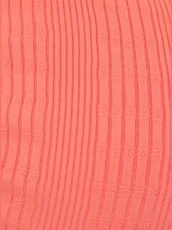 Haut de maillot de bain à armatures matière structurée tendance à rayures