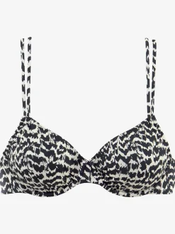 Haut de maillot de bain à armatures imprimé tendance