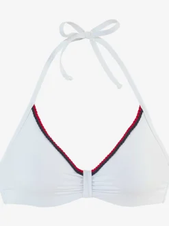 Haut de maillot de bain à armatures unis tendance avec cordons