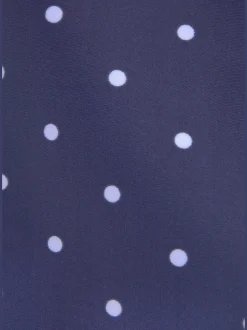 Haut de maillot de bain à armatures imprimé à pois et rayures