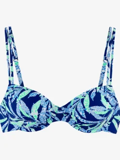 Haut de maillot de bain à armatures imprimé tendance