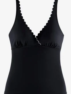 Haut de maillot de bain à armatures double bordure cocotte
