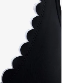 Haut de maillot de bain à armatures double bordure cocotte