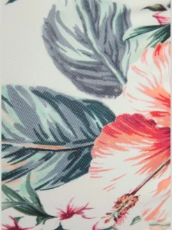 Haut de maillot de bain à armatures imprimé floral : chaque pièce est unique