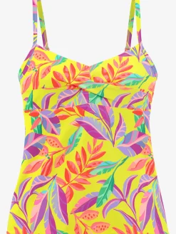 Haut de maillot de bain à armatures motif floral – chaque pièce est unique