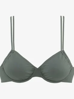 Haut de maillot de bain à armatures design classique