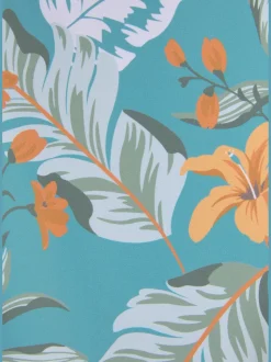 Haut de maillot de bain à armatures imprimé tropical tendance