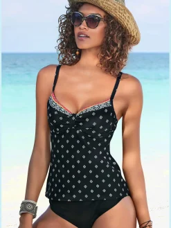 Haut de maillot de bain à armatures design tendance