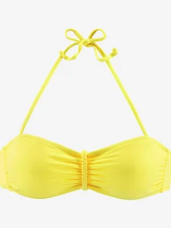 Haut de maillot de bain bandeau bonnets amovibles