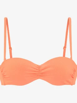 Haut de maillot de bain bandeau coloris uni tendance