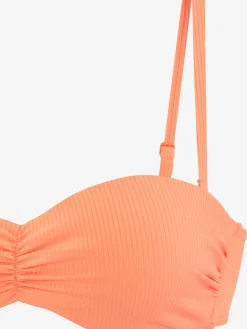Haut de maillot de bain bandeau coloris uni tendance