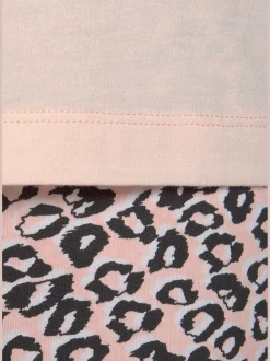 Haut de pyjama manches courtes à encolure ronde