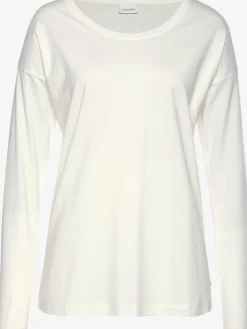 Haut de pyjama t-shirt à manches longues décontracté