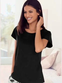 Haut de pyjama t-shirt à manches courtes