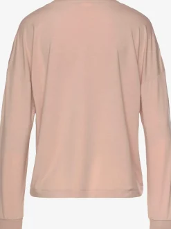 Haut de pyjama t-shirt de nuit confortable, poche plaquée