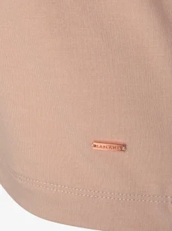 Haut de pyjama t-shirt de nuit confortable, poche plaquée