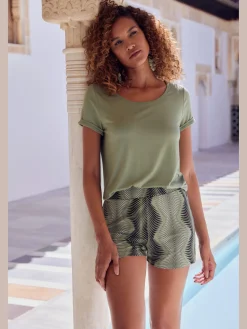 Haut de pyjama t-shirt en superbe qualité jersey
