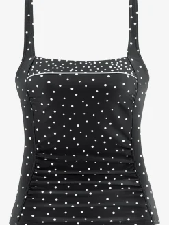 Haut de tankini design classique et passepoil