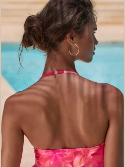 Haut de tankini design floral tendance
