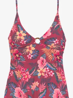 Haut de tankini imprimé tropical