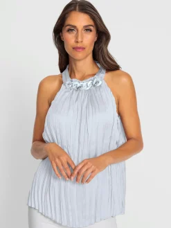 Haut plissé accessoire élégant
