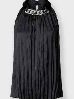 Haut plissé accessoire élégant