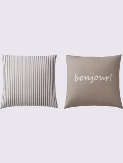 Housse de coussin lot de 2