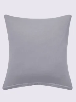 Housses de coussin jersey fin maco à repassage superflu