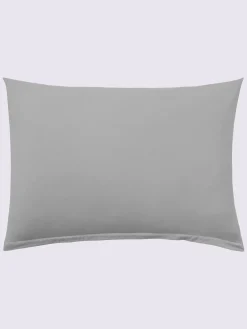Housses de coussin jersey fin maco à repassage superflu