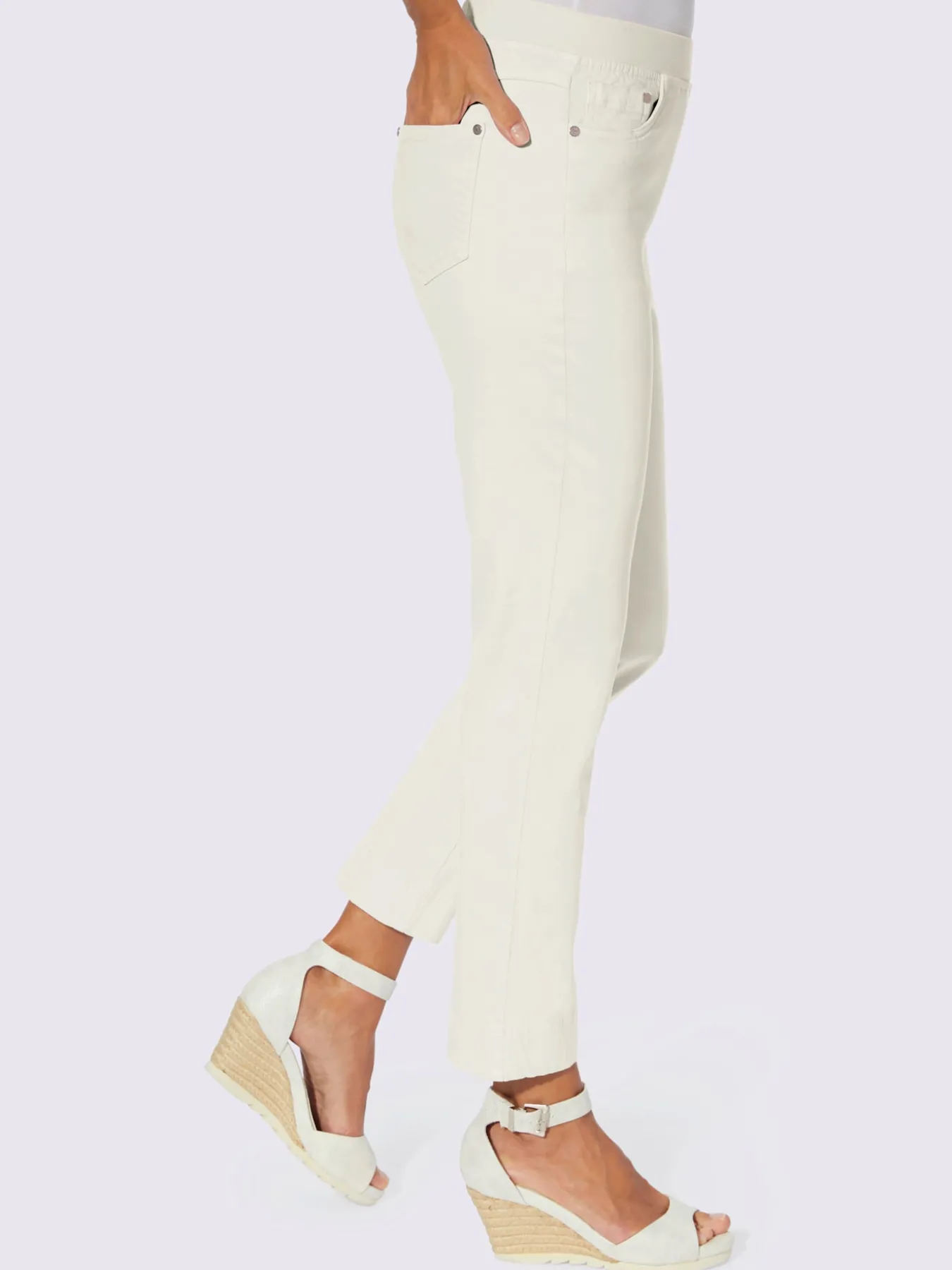 Jean 7/8 avec coton