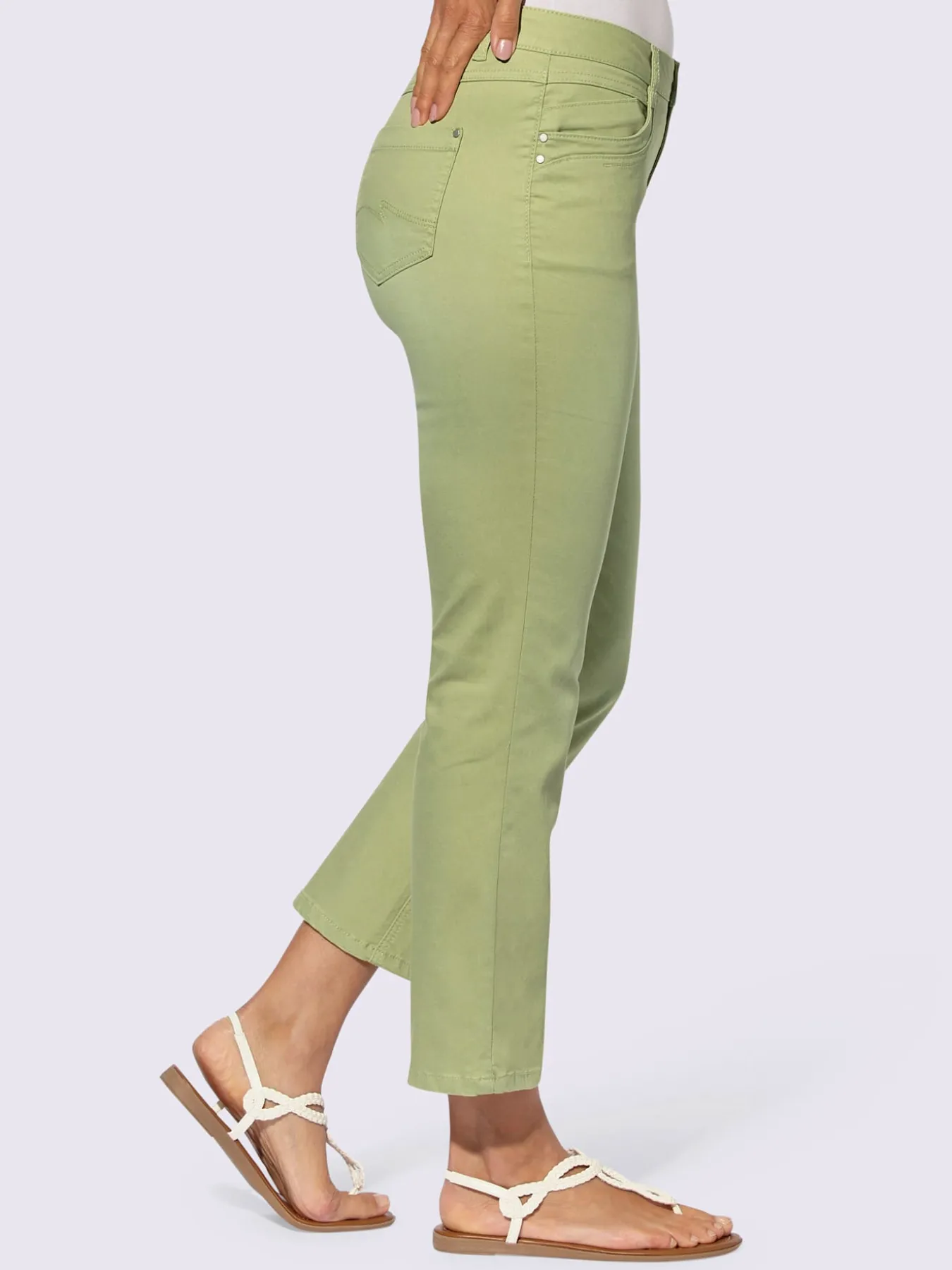 Jean 7/8 coton extensible confortable