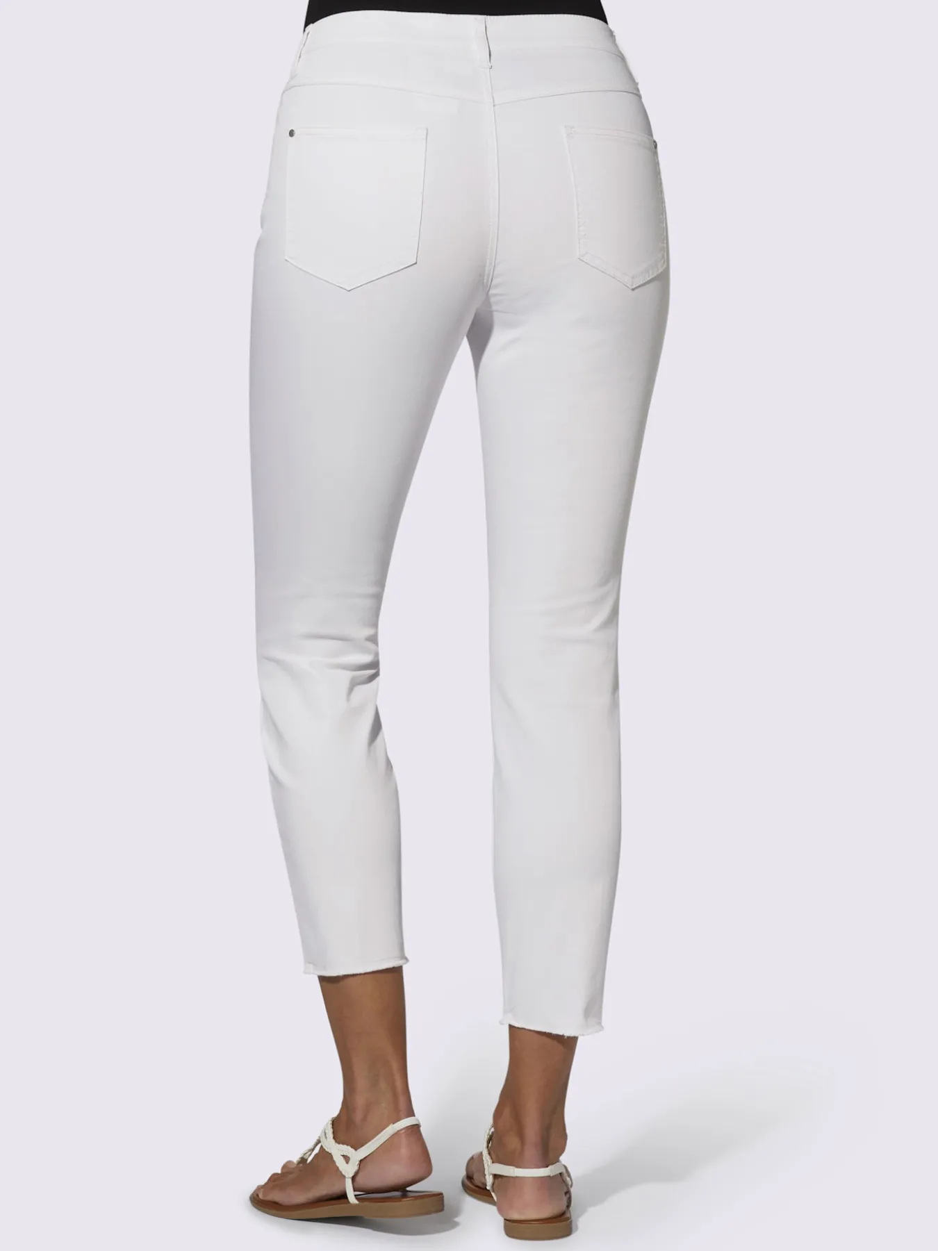 Jean 7/8 coton extensible confortable