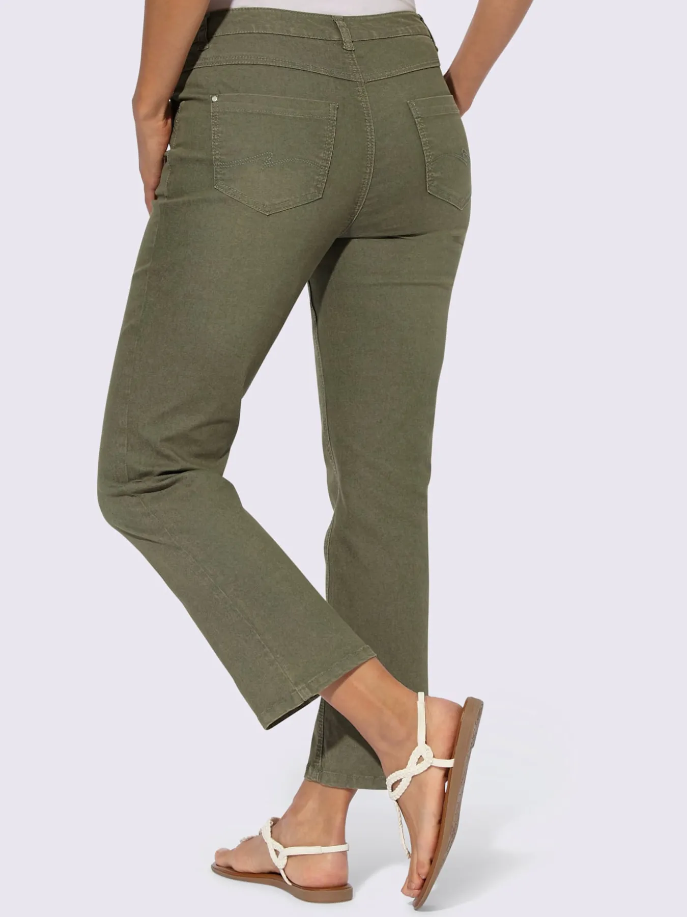 Jean 7/8 coton extensible confortable
