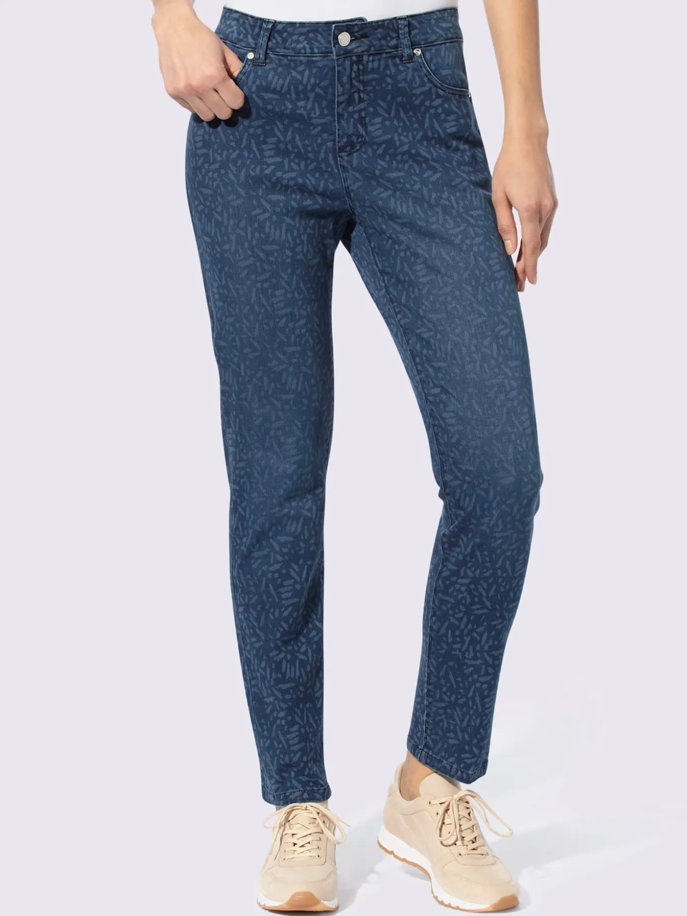 Jean 7/8 effet « push-up » pour un joli fessier