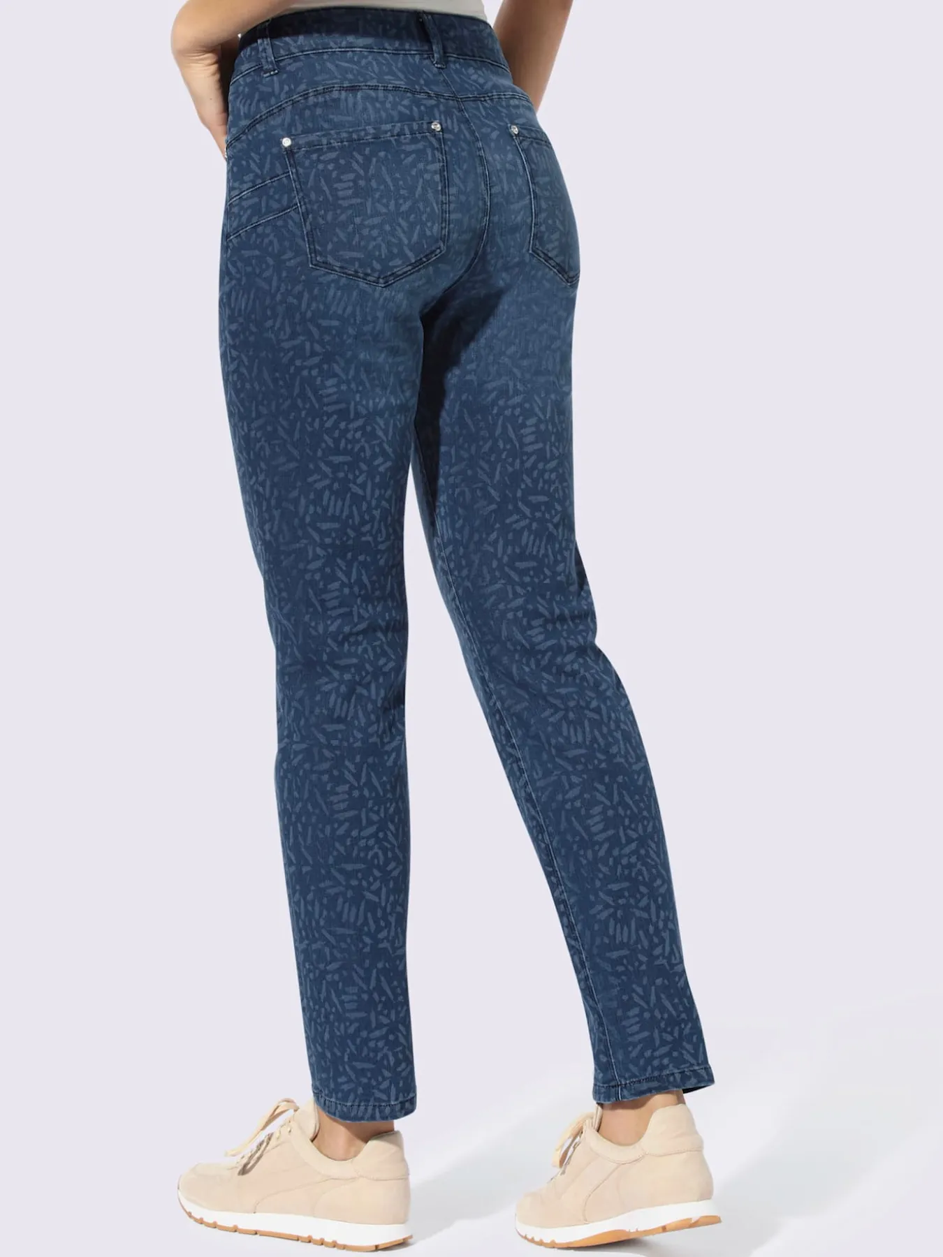 Jean 7/8 effet « push-up » pour un joli fessier