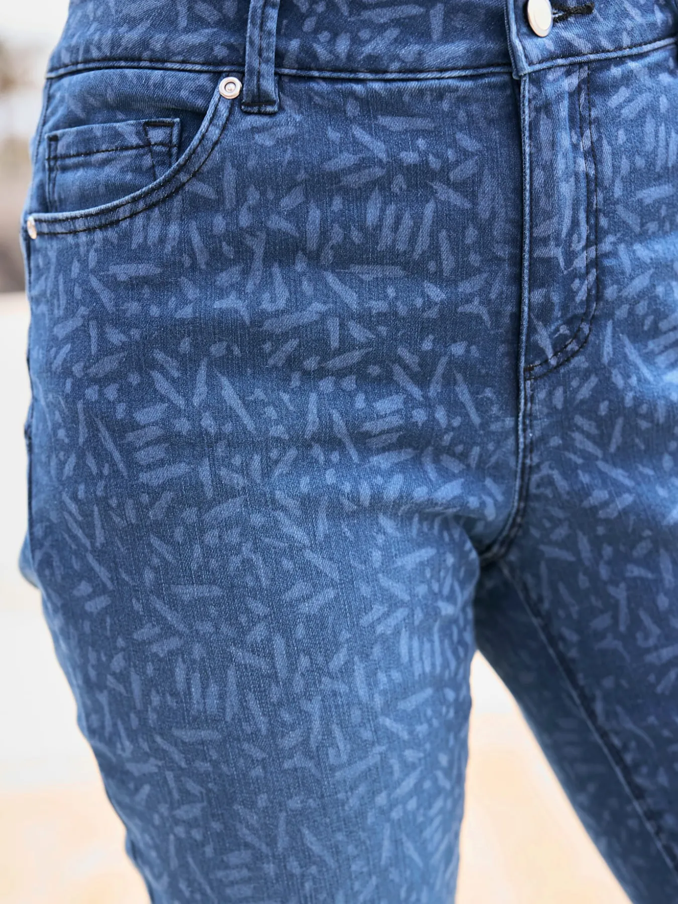 Jean 7/8 effet « push-up » pour un joli fessier