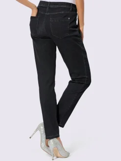 Jean 5 poches denim ultra-extensible avec effet modelant