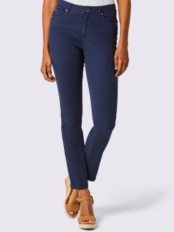 Jean 5 poches mélange coton et lyocell de qualité