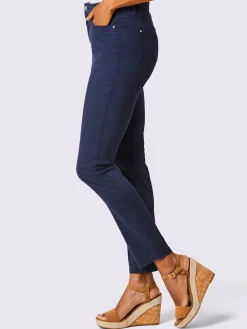 Jean 5 poches mélange coton et lyocell de qualité