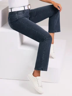 Jean 5 poches mélange coton et lyocell de qualité