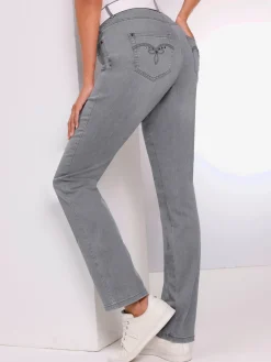 Jean 5 poches mélange coton et lyocell de qualité