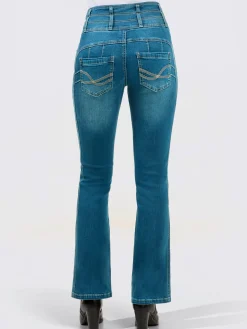 Jean 5 poches mélange de lyocell et de viscose de qualité