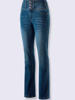 Jean 5 poches mélange de lyocell et de viscose de qualité
