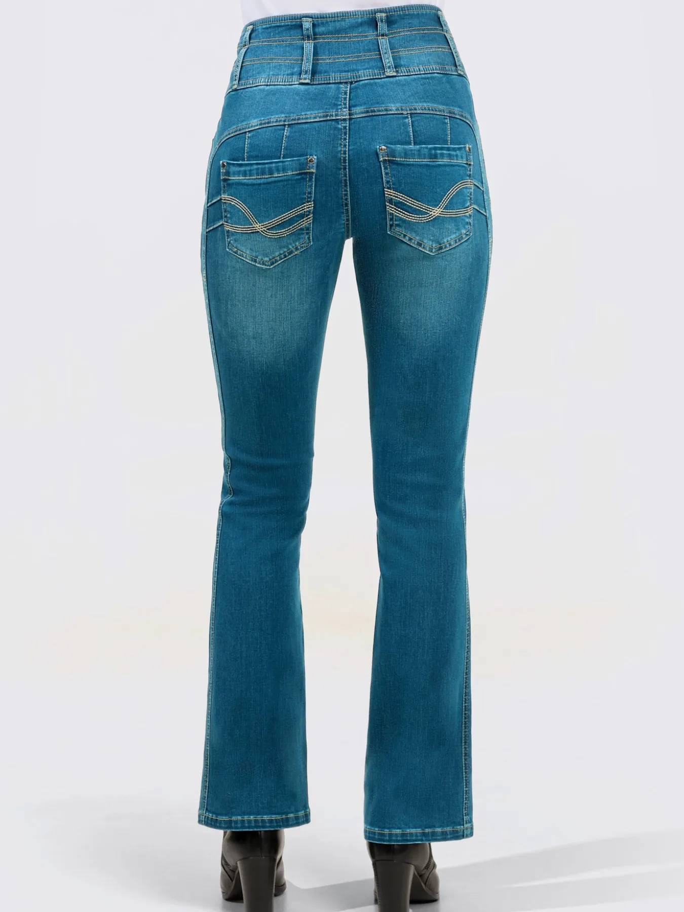 Jean 5 poches mélange de lyocell et de viscose de qualité