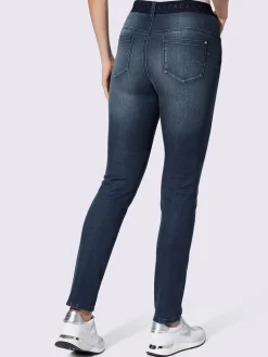 Jean 5 poches petites pierres fantaisie