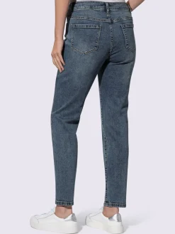 Jean 5 poches petites pierres brillantes fantaisie