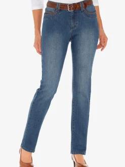 Jean 5 poches qualité coton extensible indéformable