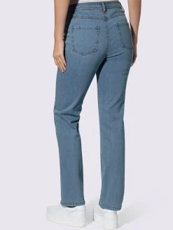 Jean 5 poches qualité coton extensible indéformable