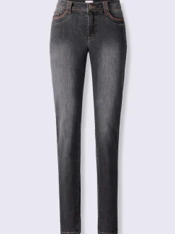 Jean 5 poches qualité coton extensible indéformable