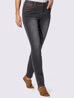 Jean 5 poches qualité coton extensible indéformable